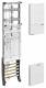 Hager ZH3EL27 Komplettfeld eHZ 1ZP/RES H1050mm 1feld