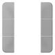 Jung CD503TSAGR Tastensatz 3fach kpl grau