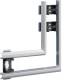 Hager BKIS121305E9016 Flat angle steel 12.5x130 mm OT 80 mm traffic white