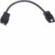 Hager GKWAD55006 Verbindungsleitung WAGO Winsta Code A 5x4 mm² 0,6 m hfr Cca schwarz