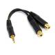 Startech.com MUY1MFF 6in Stereo Splitter Kabel - 3,5 mm Stecker zu 2x 3,5 mm Buchse