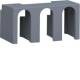 Hager HYS321H Terminal cover for Plug-in plinth P160 3P