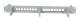 Synergy 21 S216386/S216364 Patch Panel 16xTP, CAT6A, inkl. Keystone Slim-line/Short 3P, 48,3 cm ( 19 Zoll ), 1HE (t 92 mm), mit Kabelbügel, Lichtgrau, 