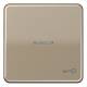 Jung CD590KO5TGB rocker symbol door with light guide gold-bronze
