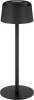 Goobay Wireless LED table lamp, size S, 25 cm, black, with touch control, 150 lm, warm white (3000 K)