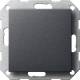 Gira 026828 blind cover anthracite 0268 28, with support ring System55