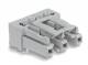 WAGO 770-843/011-000/060-000 socket part for LP deviated. 3-P. Gray