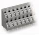 WAGO 736-553 double-decker terminal strip for circuit boards 0.08-2.5 mm² gray