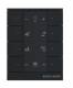 Busch Jaeger 2CKA006220A0898 BJ SB-F-8.0.11-885 8f.Control element, black. frosted