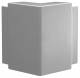 Hager LF6019037030 outside corner hfr for LF/FB 60x190mm stone grey