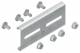 Niedax KLVB 60/4 E5 joint connector stainless steel material no.:1.4571 with accessories