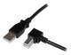 StarTech.com 3m USB 2.0 A to Right Angle B Cable - M/M - 1 x Type A Male USB - 1 x Type B Male USB