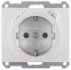 Berker 47087003 Steckdose SCHUKO mit FI-Schutzschalter K.5 Alu