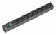 Bachmann 333.505 19´ 1HE 8xSchuko Strom 2m Schuko schwarz 1xSchalter