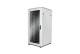 DIGITUS Network cabinet 19Inch 42U H2053mmxB600mmxT800mm grey RAL703 with glasdoor incl. 28xSreew-Set up to 600KG IP40