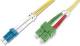 DIGITUS Fiber Optic Singlemode PatchK SC (APC) to LC (PC) 1m
