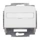 Busch Jaeger 2CKA001724A1663 1758-214 cover for data connector (DKS) alpin white
