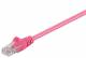Goobay 95217 CAT 5e patch cable, U/UTP, magenta - CCA copper mixture