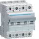 Hager NCN404 Leitungsschutzschalter 4polig 10kA/15kA C-4A 4M