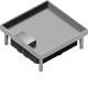 HAGER EKQ060LE15 Edelstahlkassette Q06 LE Belags T=15mm