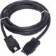 Hager GKWAD55050 Verbindungsleitung WAGO Winsta Code A 5x4 mm² 5,0 m hfr Cca schwarz