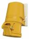 Mennekes 1340 16A3P 4H110V Wanddose TwinCONTACT IP44