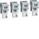 Hager HYT008H Connection terminal P250 mounting Cu/Al 4P 2x35-120 mm²