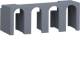 Hager HYS322H Terminal cover for Plug-in plinth P160 4P