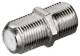 Goobay 11372 F-connector: F-socket > F-socket - adapter socket made of zinc, 