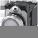 Siemens 3SU11530AB701BA0 3SU1153-0AB70-1BA0 Leuchtdrucktaster 22 mm rund Metall hellgrün klar 1S