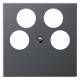 Jung A561-4SAT2ANM cover Ankaro 4 holes for satellite TV series A anthracite matt
