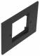 Hager GBZWR19005 installation wall 1xRtc for 1 installation field deep black