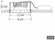 Lts Licht und Leuchten 636674 LTS FLIR 400.3040.01 SILBER Flixx EB-Downlight LED 29W 840 2930LM 75° D220
