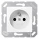 Jung 5120FBFKIWW socket French/Belgian system alpine white