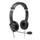 Kensington headset Hi-Fi with microphone, USB-A 1.80m cable, black