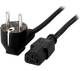 Equip Stromkabel CEE 7/7 90°->C13 St/Bu schwarz 1.80m PVC Polybeutel
