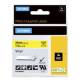 DYMO 1805431 Rhino Band Vinyl 24 mm x 5.5 m black->yellow
