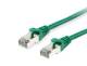 Equip 606413 Patch cable Cat6A S/FTP 2xRJ45 25.00 m green LSZH poly bag