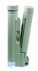 MIB Messzeuge 01005073 Precision pocket microscope Vergr200x Abm.50x23x138mm, Sichtf.1, 1mm