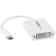 STARTECH.COM USB-C to DVI Adapter - White