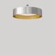 BEGA Gantenbrink 50844.4K3 ceiling recessed luminaire for indoor use, samtweiß/messing-3000K