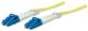 Intellinet 471893 LWL Anschlusskabel LC/LC 3m Singlemode OS2 gelb