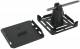 Dehn + Soehne 253030 Dehn roof conductor holder black 253 030, radius = 8mm 110x105x75mm loose plastic