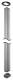 Hager DAK2803400ELN to ceiling column doub DA200, terminals 3400 mm