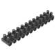 OBO Bettermann 2056710 74 CE SW/ORLK 6 row terminal block 6 mm² polypropylene black 