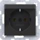 Hager WAS1101BG Steckdose SCHUKO Beschriftungsfeld Steckklemmen A.x/C.x