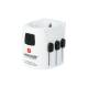 SKROSS 1.103155 World Travel Adapter with earthing sockets (without CH & IT)