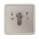 KN 322200 Nienhaus key switch UP 2-side pushbutton 1-pole.