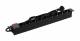 ALLNET 48,3 cm ( 19 inch ) power strip, 9x sockets (CEE7) -> plugs (CEE7), switch, black, Synergy 21