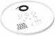 Zumtobel ONDA2 REC MOUNT SET2 D600 installation set 22169980
